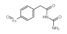 [(4-arsenoso-phenyl)-acetyl]-urea结构式