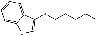 3-(Pentylthio)benzo[b]thiophene结构式