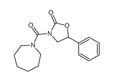 3-(azepane-1-carbonyl)-5-phenyl-1,3-oxazolidin-2-one结构式
