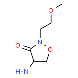 3-Isoxazolidinone, 4-amino-2-(2-methoxyethyl)- (9CI)结构式