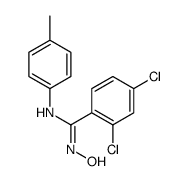 2,4-dichloro-N-hydroxy-N'-(4-methylphenyl)benzenecarboximidamide结构式