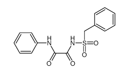 N'-benzylsulfonyl-N-phenyloxamide结构式