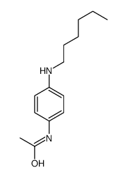 N-[4-(hexylamino)phenyl]acetamide结构式
