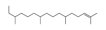 2,6,10,14-Tetramethyl-2-hexadecene结构式