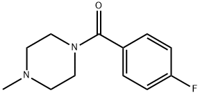 1-(4-fluorobenzoyl)-4-methylpiperazine结构式