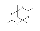 1,3,3,5,7,7-hexamethyl-2,4,6,8-tetrathiabicyclo[3.3.1]nonane结构式