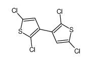 2,5-dichloro-3-(2,5-dichlorothiophen-3-yl)thiophene结构式