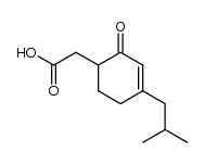 (4-isobutyl-2-oxo-3-cyclohexen-1-yl)acetic acid结构式