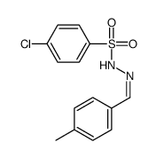 4-chloro-N-[(E)-(4-methylphenyl)methylideneamino]benzenesulfonamide Structure