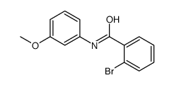 2-bromo-N-(3-methoxyphenyl)benzamide结构式