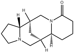 (6R,6aβ,13R,13aα)-Dodecahydro-6,13-methano-10H-pyrido[1,2-a]pyrrolo[1,2-e][1,5]diazocin-10-one结构式