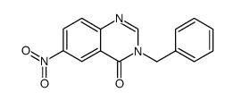 3-benzyl-6-nitroquinazolin-4-one Structure