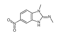 N,1-dimethyl-5-nitrobenzimidazol-2-amine Structure