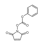 2,5-dioxo-2,5-dihydro-1H-pyrrol-1-yl phenyl carbonate结构式
