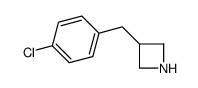 3-(4-chlorobenzyl)azetidine Structure