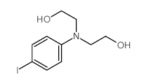 Ethanol,2,2'-[(4-iodophenyl)imino]bis- Structure