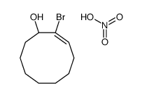 2-bromocyclodec-2-en-1-ol,nitric acid Structure