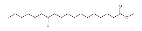 (R)-12-Hydroxystearic acid methyl ester structure
