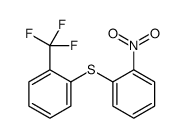 1-(2-nitrophenyl)sulfanyl-2-(trifluoromethyl)benzene结构式