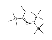 1,1,3-Tris(trimethylsilyl)-1,2-pentadiene结构式