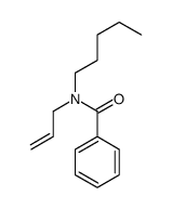 N-pentyl-N-prop-2-enylbenzamide Structure
