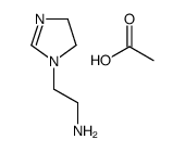 acetic acid,2-(4,5-dihydroimidazol-1-yl)ethanamine结构式
