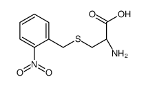 (2R)-2-amino-3-[(2-nitrophenyl)methylsulfanyl]propanoic acid结构式