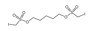 1,5-bis-iodomethanesulfonyloxy-pentane Structure