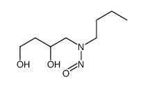 N-丁基-n-(2,4-二羟基丁基)亚硝胺结构式