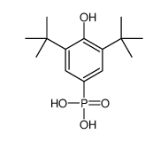 (3,5-ditert-butyl-4-hydroxyphenyl)phosphonic acid结构式