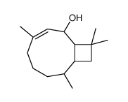 2,6,10,10-tetramethylbicyclo[7.2.0]undec-6-en-8-ol Structure