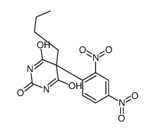 5-butyl-5-(2,4-dinitrophenyl)-1,3-diazinane-2,4,6-trione Structure