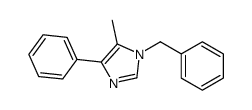 1-benzyl-5-methyl-4-phenylimidazole Structure