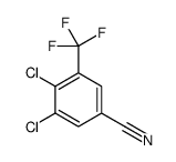 3,4-dichloro-5-(trifluoromethyl)benzonitrile Structure