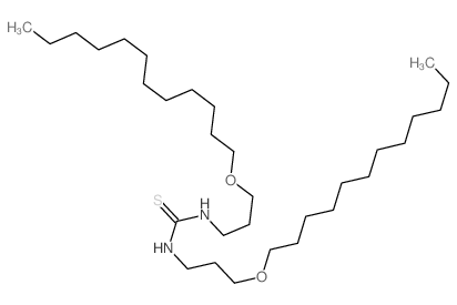 1,3-bis(3-dodecoxypropyl)thiourea structure