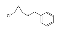 cis-1-Phenethyl-2-chlorocyclopropan结构式