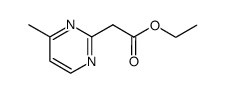 (4-methyl-pyrimidin-2-yl)-acetic acid ethyl ester Structure