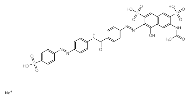 CAS# 6330-96-7;Naphthalenedisulfonic acid der. Structure