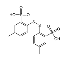 2,2'-Dithiobis[5-methylbenzenesulfonic acid]结构式