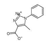 5-Methyl-1-phenyl-1H-1,2,3-triazole-4-carboxylic acid sodium salt structure