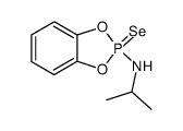 Isopropyl-(2-selenoxo-2λ5-benzo[1,3,2]dioxaphosphol-2-yl)-amine Structure