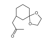 1-[(7R)-1,4-dioxaspiro[4.5]decan-7-yl]propan-2-one结构式