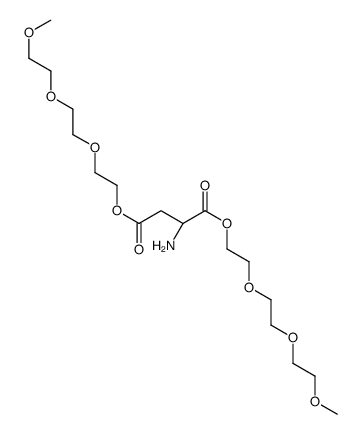 bis[2-[2-(2-methoxyethoxy)ethoxy]ethyl] (2S)-2-aminobutanedioate Structure