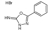 5-phenyl-1,3,4-oxadiazol-2-amine,hydrobromide Structure