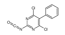 4,6-dichloro-2-isocyanato-5-phenylpyrimidine结构式