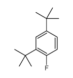 2,4-ditert-butyl-1-fluorobenzene结构式