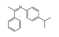 1-phenyl-N-(4-propan-2-ylphenyl)ethanimine结构式