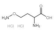 2-AMINO-4-(AMINOOXY)BUTANOIC ACID DIHYDROCHLORIDE Structure