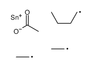 [butyl(diethyl)stannyl] acetate Structure