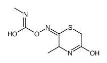 [(E)-(3-methyl-5-oxothiomorpholin-2-ylidene)amino] N-methylcarbamate结构式